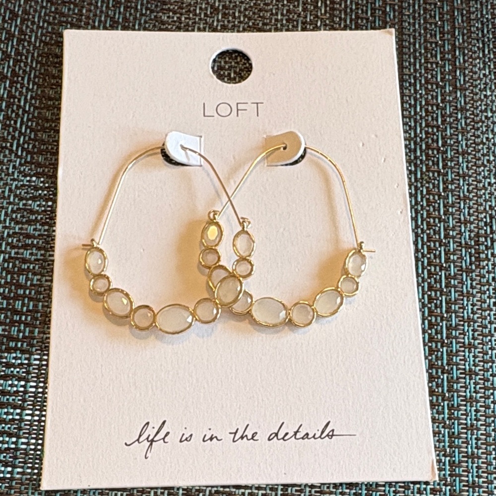 LOFT Gold Hoop Earrings